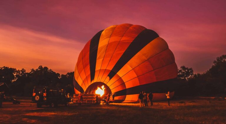 hot air balloon safari in Kenya